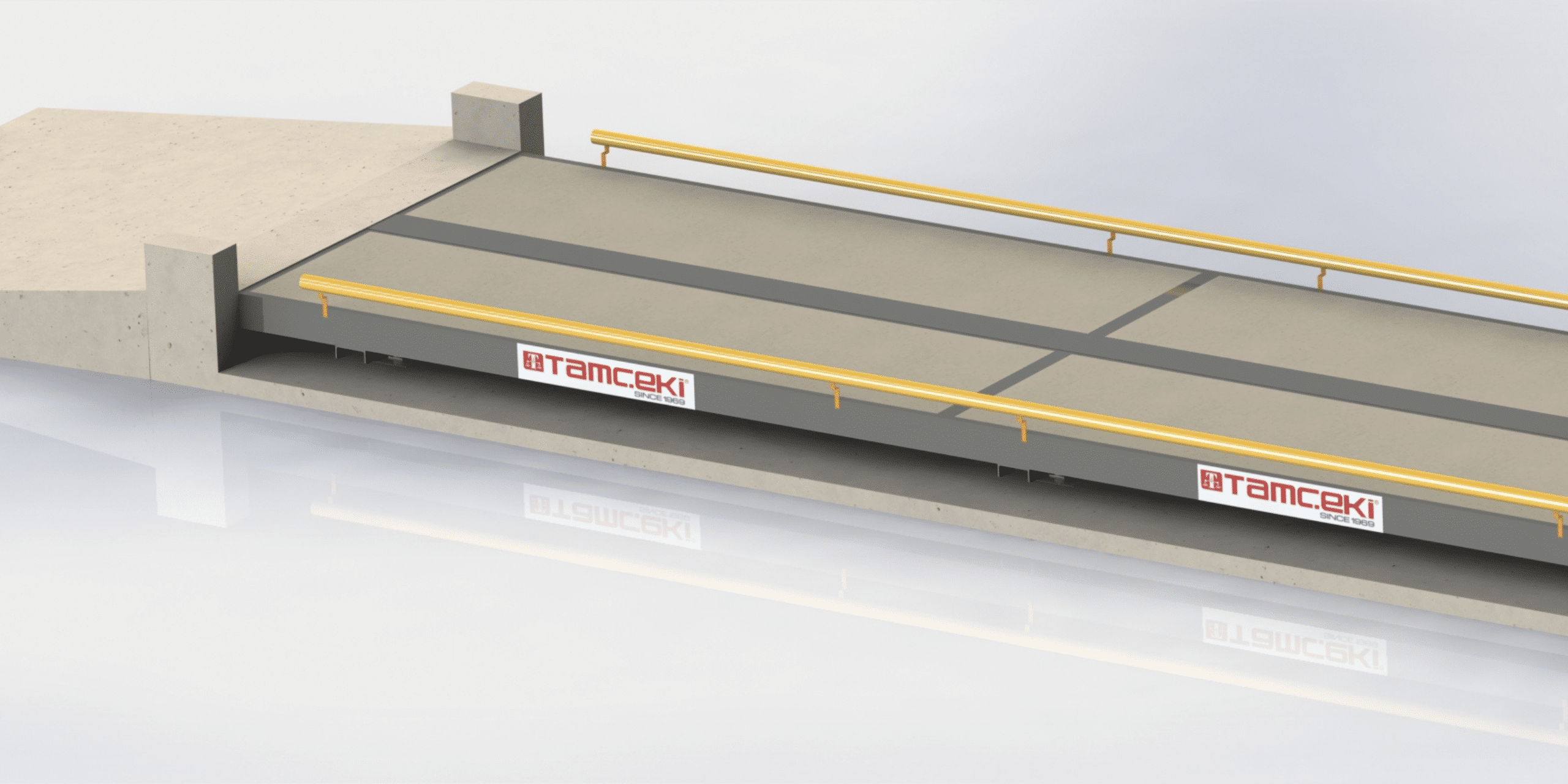 MCB Serisi / Mobil Çelik+Beton Platformlu Kantar